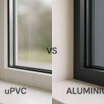 پنجره‌های uPVC در مقابل پنجره‌های آلومینیومی